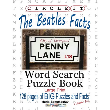 Circle It, The Beatles Facts, Word Search, Puzzle Book