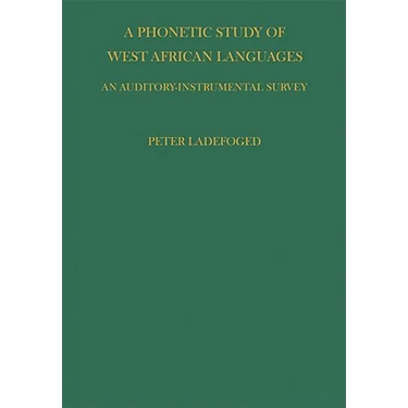 Phonetic Study of West African Languages