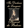 The Duchesse de Langeais, Book Two of 'The Thirteen' by Honore de Balzac, Fiction, Literary, Historical