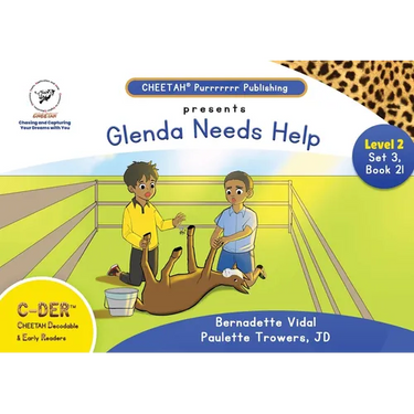 C-DER(Cheetah decodable & early readers)Set 3, book 21, Glenda Needs Help