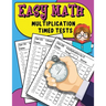 Easy Math Multiplication Timed Tests: Daily Math Practice For Grades 3-5, Multiplication Workbook