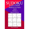 300 Medium to Hard Sudoku Puzzle Book 2018
