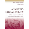 Analyzing Social Policy