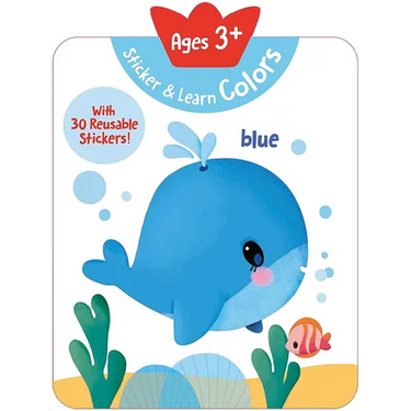 Sticker & Learn Colors (Ages 3+): With 30 Reusable Stickers