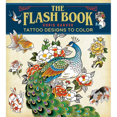 Flash Book: Hand-Drawn Tattoos to Color