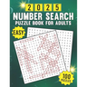 2025 Easy Number Search Puzzle Book For Adults: Relaxing and Fun Numerical Puzzles for Stress Relief