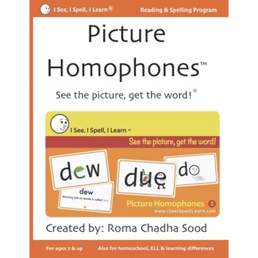 Picture Homophones(TM) Book 2: See the picture, get the word!