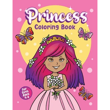 Princess Coloring Book: For Girls Ages 4-8