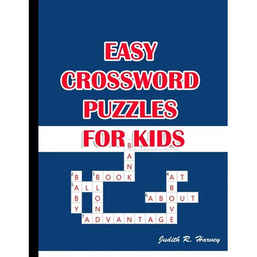 Easy Crossword Puzzles for Kids: Best Puzzle Book for Ages 8 and Up