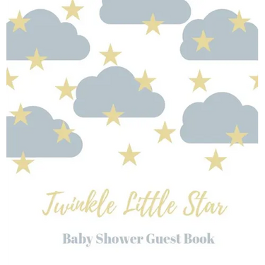 Baby shower guest book (Hardcover): comments book, baby shower party decor, baby naming day guest book, advice for parents sign in book, baby shower p