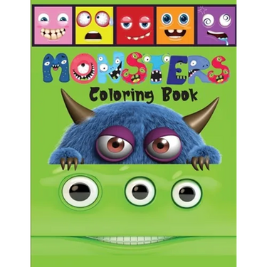 Monsters Coloring Book: A Scary and Fun Coloring and Activity Book for Children including Monster Alphabet