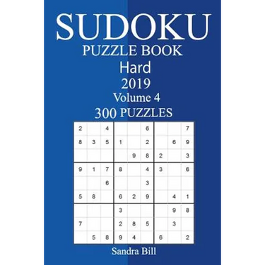 300 Hard Sudoku Puzzle Book 2019