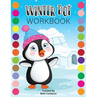 Dot Markers WINTER Activity Workbook for ages 2-5