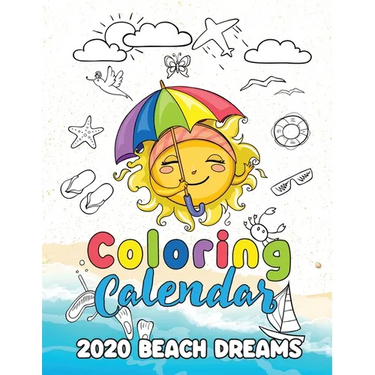 Coloring Calendar 2020 Beach Dreams