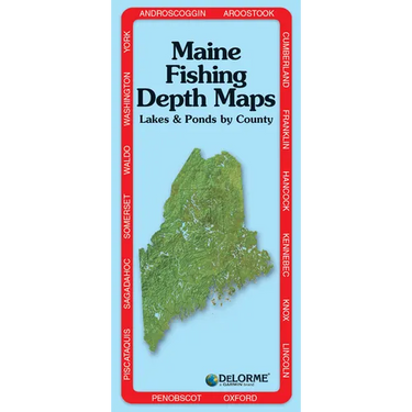 Delorme Atlas Maine Fishing Depths