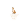 Dogs Are My Favorite People: Cute Family Gift Idea for dogs lover Border Collie: Lined Notebook - journal (6 - 9) - 110 Pages - Matte notebook