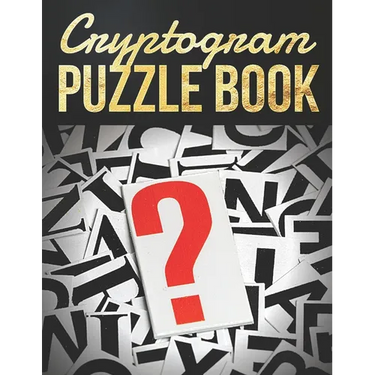 Cryptogram Puzzle Book: Cryptograms Puzzle Books for Adults, Challenging cryptograms, Great for boosting your brain's abilities
