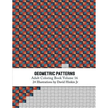 Geometric Patterns - Adult Coloring Book Vol. 16