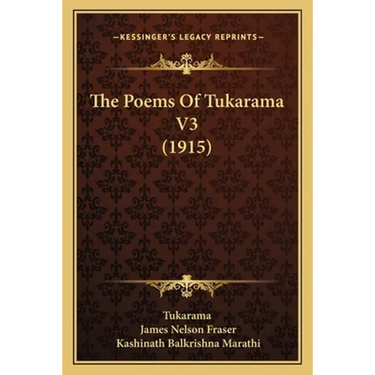The Poems Of Tukarama V3 (1915)