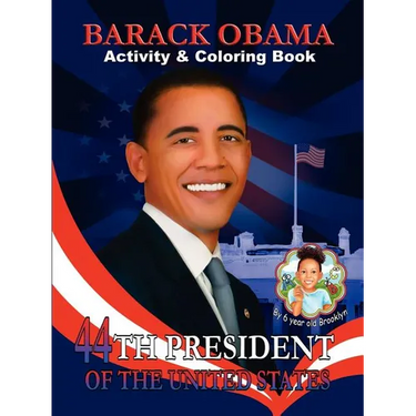 Barack Obama Activity & Coloring Book