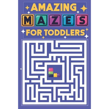 Amazing Mazes for Toddlers: 100 easy mazes with cute animal for kindergarten kids ages 2-4