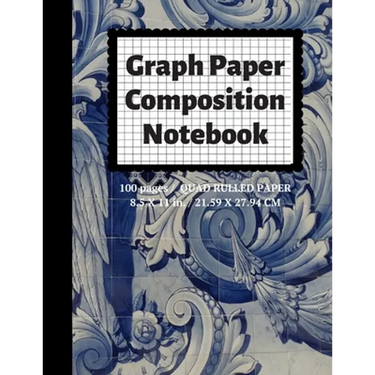 Graph Paper Composition Notebook: Grid Paper Notebook, Quad Ruled, 100 Sheets (Large, 8.5 x 11)