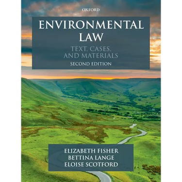 Environmental Law: Text, Cases & Materials