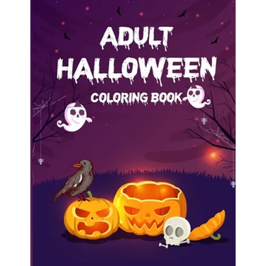 Adult Halloween Coloring Book (50 Unique Designs): Funny Adult Coloring Books, Adult Coloring Book For Men