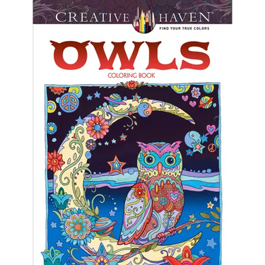 Creative Haven Owls Coloring Book