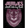 Animals Adult Coloring Book: Animals Adult Coloring Book: Inspired By Nature, Stress Relieving Animal Designs, Easy, and Relaxing Coloring Pages, e