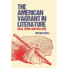 The American Vagrant in Literature: Race, Work and Welfare