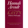 Lectures on Kant's Political Philosophy