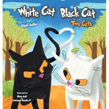 White Cat Black Cat: Two Cats