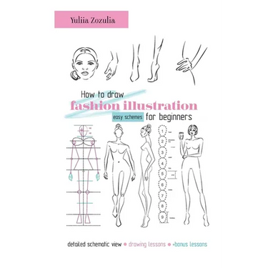 How to draw fashion illustration: Easy schemes for beginners