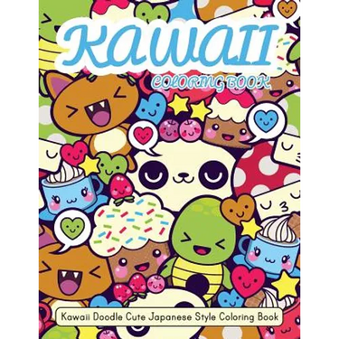 Kawaii Coloring Book: Kawaii Doodle Cute Japanese Style Coloring Book For Adults and Kids Relaxing & Inspiration