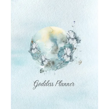 Goddess Planner - Undated Weekly, Monthly 8"x 10" with Moon Journal, To-Do Lists, Self-Care and Habit Tracker