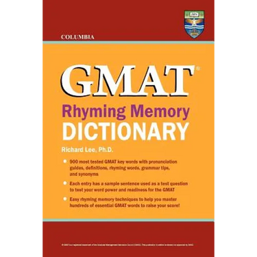 Columbia GMAT Rhyming Memory Dictionary