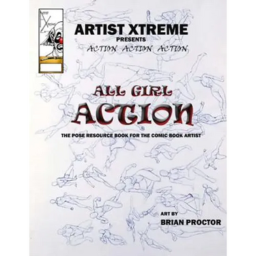All Girl Action Pose Reference Book