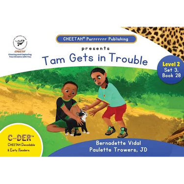 C-DER ( Cheetah decodable & early readers) Set 3, book 28, Tom gets in trouble