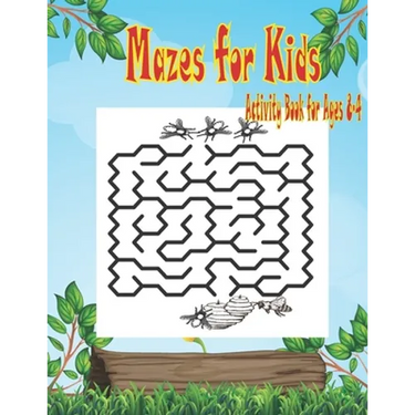 Mazes for Kids Activity Book for Ages 4-8: Easy Beautiful Funny Maze Puzzles for Kids - Activity Workbook Gift For Birthday Anniversary Puzzle Lovers