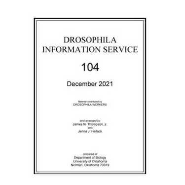 Drosophila Information Service 104