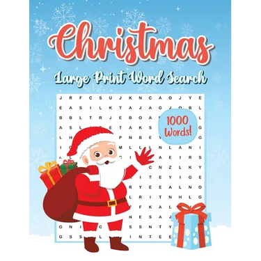 Christmas Word Search 1000 Words!: Word Search Puzzles for Adults with Solution - Christmas Theme
