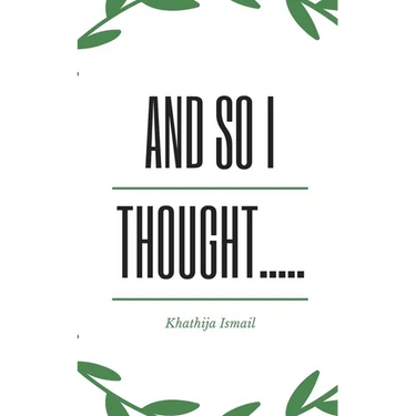 And So I thought.....