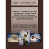 Railroad Commission of State of California V. Pacific Gas & Electric Co U.S. Supreme Court Transcript of Record with Supporting Pleadings