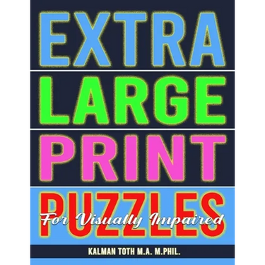 Extra Large Print Puzzles for Visually Impaired: 122 Giant Print Entertaining Themed Word Search Puzzles