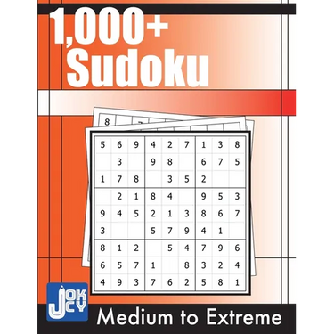 1000+ Sudoku: Medium, Hard, Expert and Extreme Puzzles for Adults
