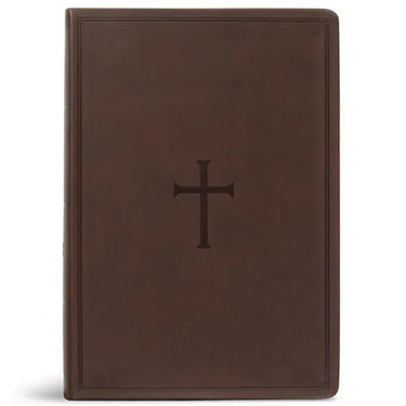 CSB Super Giant Print Reference Bible, Value Edition, Brown Leathertouch