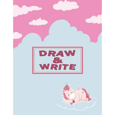 Story Writing Paper for Kids: Primary Drawing & Writing Paper Kindergarten Kids K-2 - Sleeping Unicorn