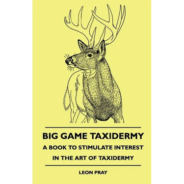 Big Game Taxidermy - A Book To Stimulate Interest In The Art Of Taxidermy