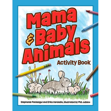 Mama & Baby Animals Activity Book